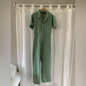 Big Bud Press Short Sleeve Jumpsuit - Sage Green
